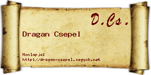 Dragan Csepel névjegykártya